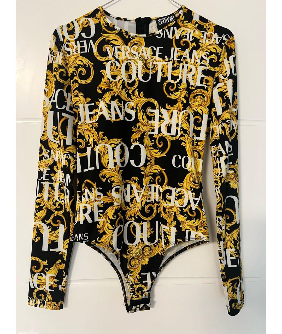 VERSACE JEANS COUTURE Желтый полиамидовый костюм с брюками, фото 8