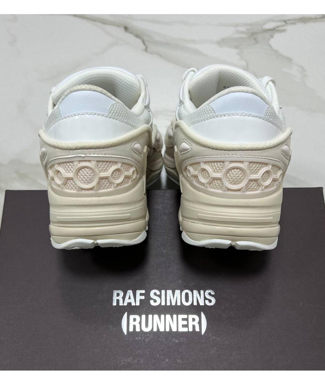 RAF SIMONS Бежевые низкие кроссовки / кеды, фото 5