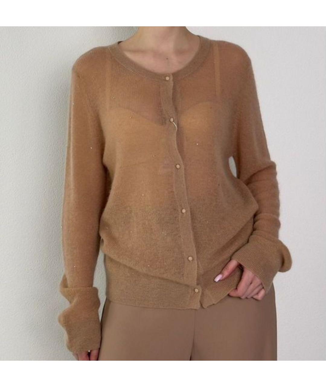 WEEKEND MAX MARA Коричневый кардиган, фото 9