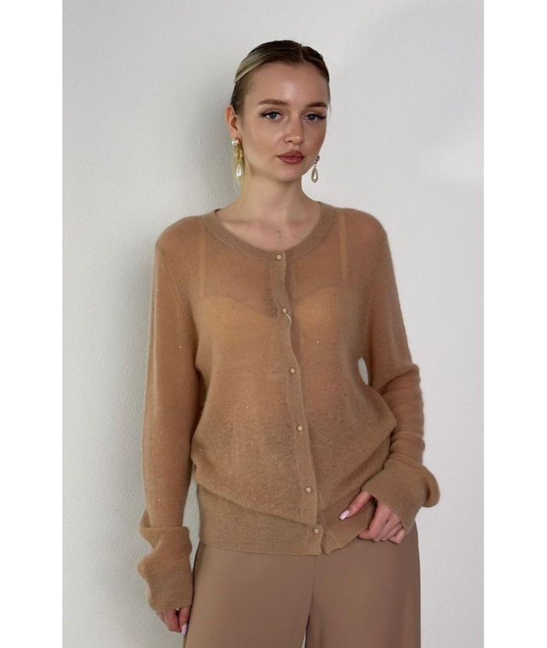 WEEKEND MAX MARA Коричневый кардиган, фото 8
