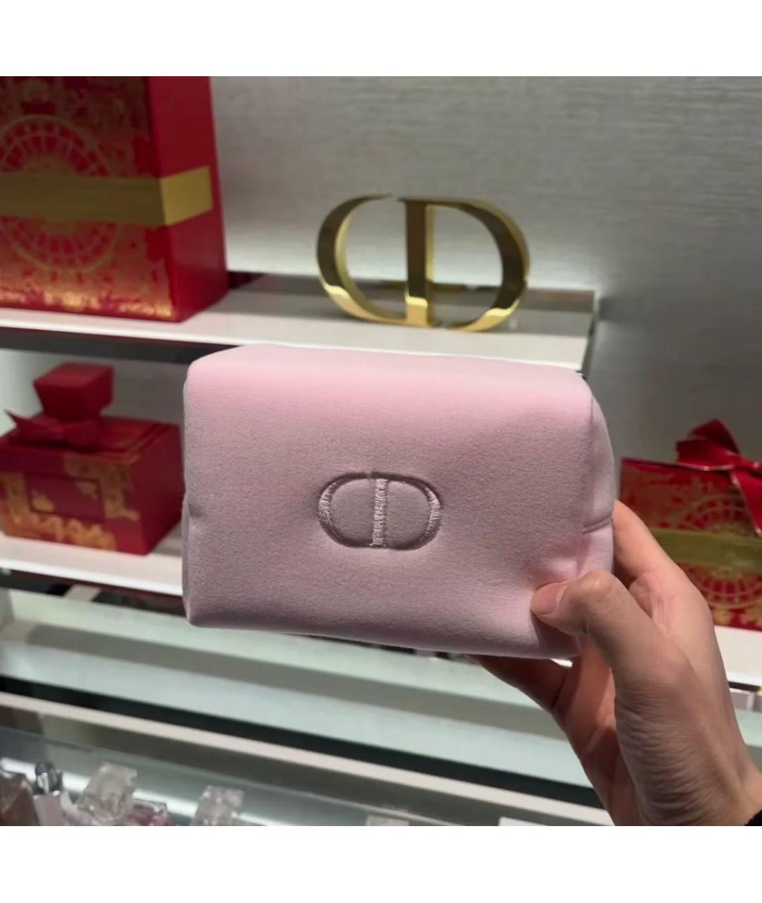 CHRISTIAN DIOR Розовая косметичка, фото 3