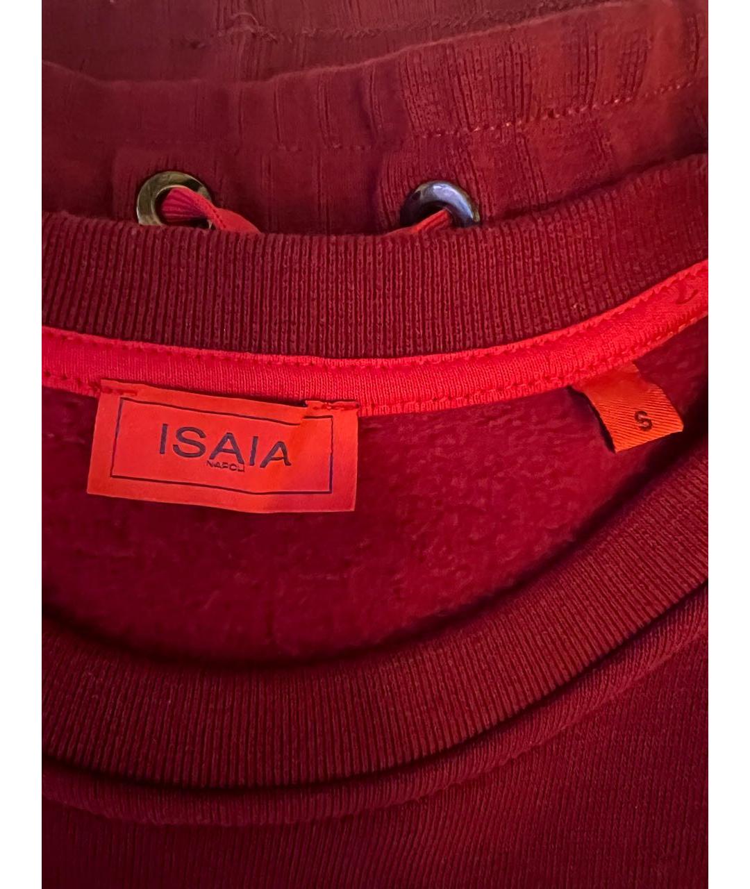 ISAIA Красный хлопковый спортивный костюм, фото 7