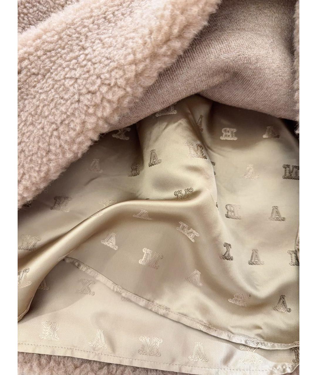 MAX MARA Бежевая шерстяная юбка мини, фото 5