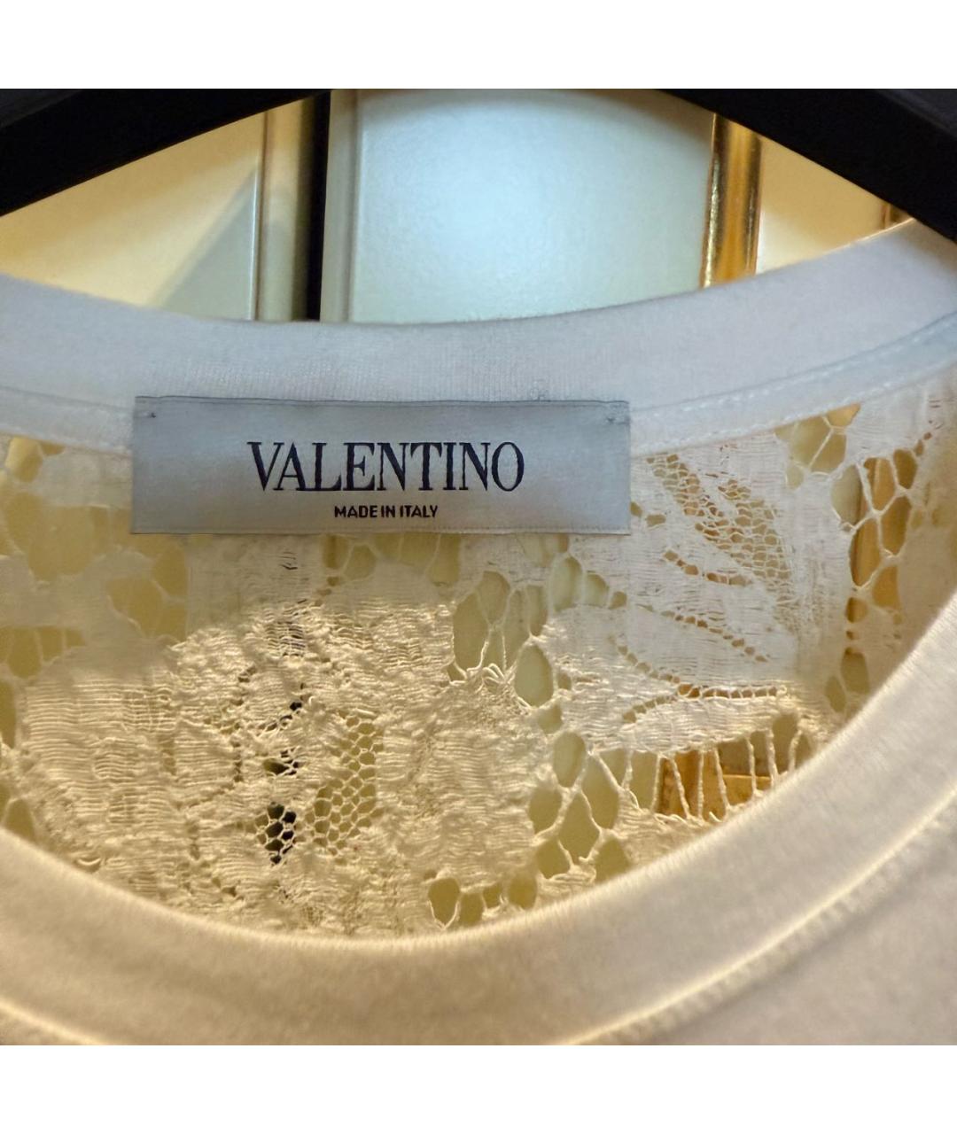 VALENTINO Белая футболка, фото 3