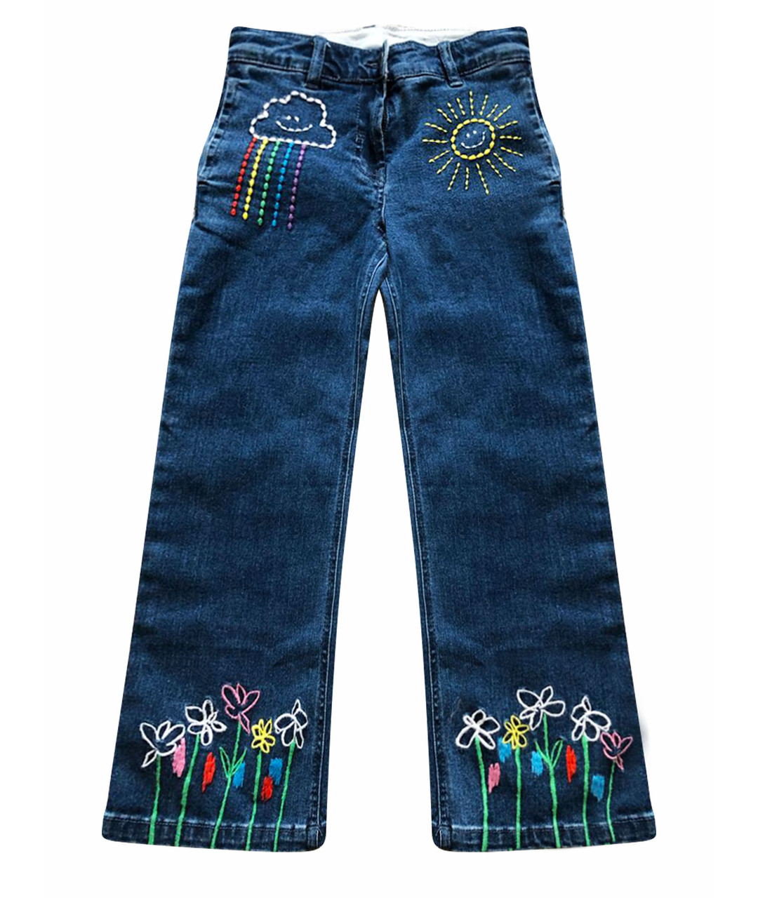 STELLA MCCARTNEY Синие деним детские джинсы, фото 1