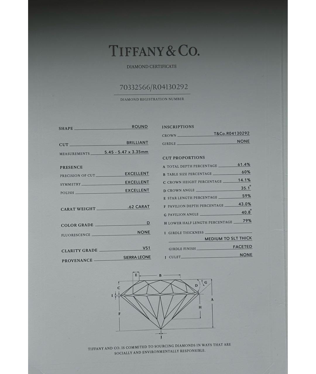 TIFFANY&CO Серебряное платиновое кольцо, фото 4
