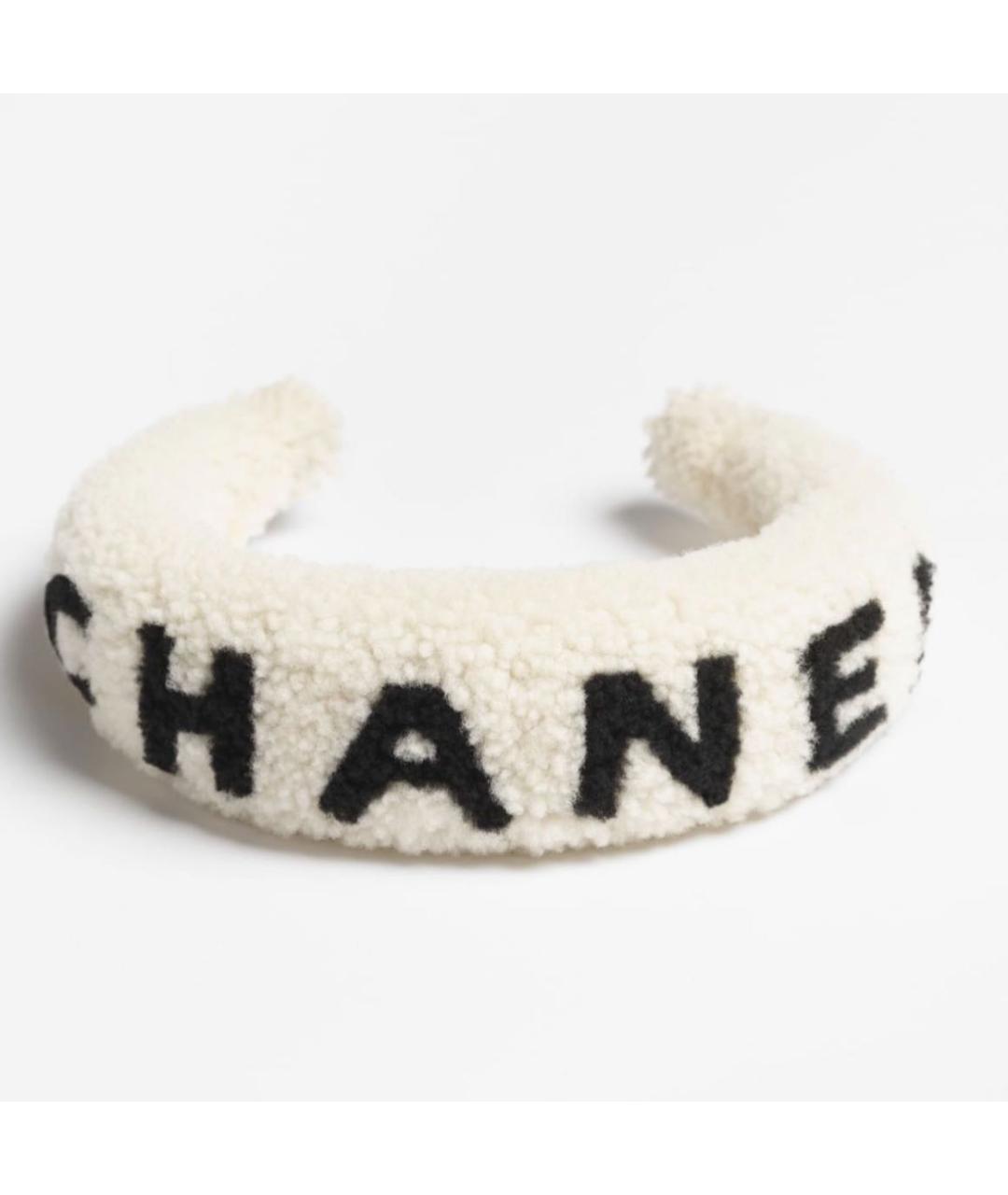 CHANEL Белый ободок, фото 2