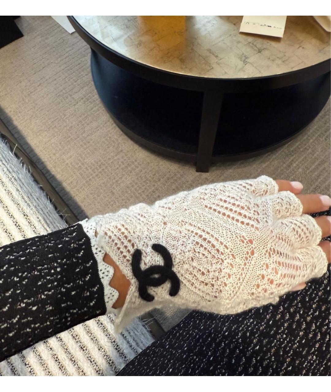 CHANEL Белые перчатки, фото 5
