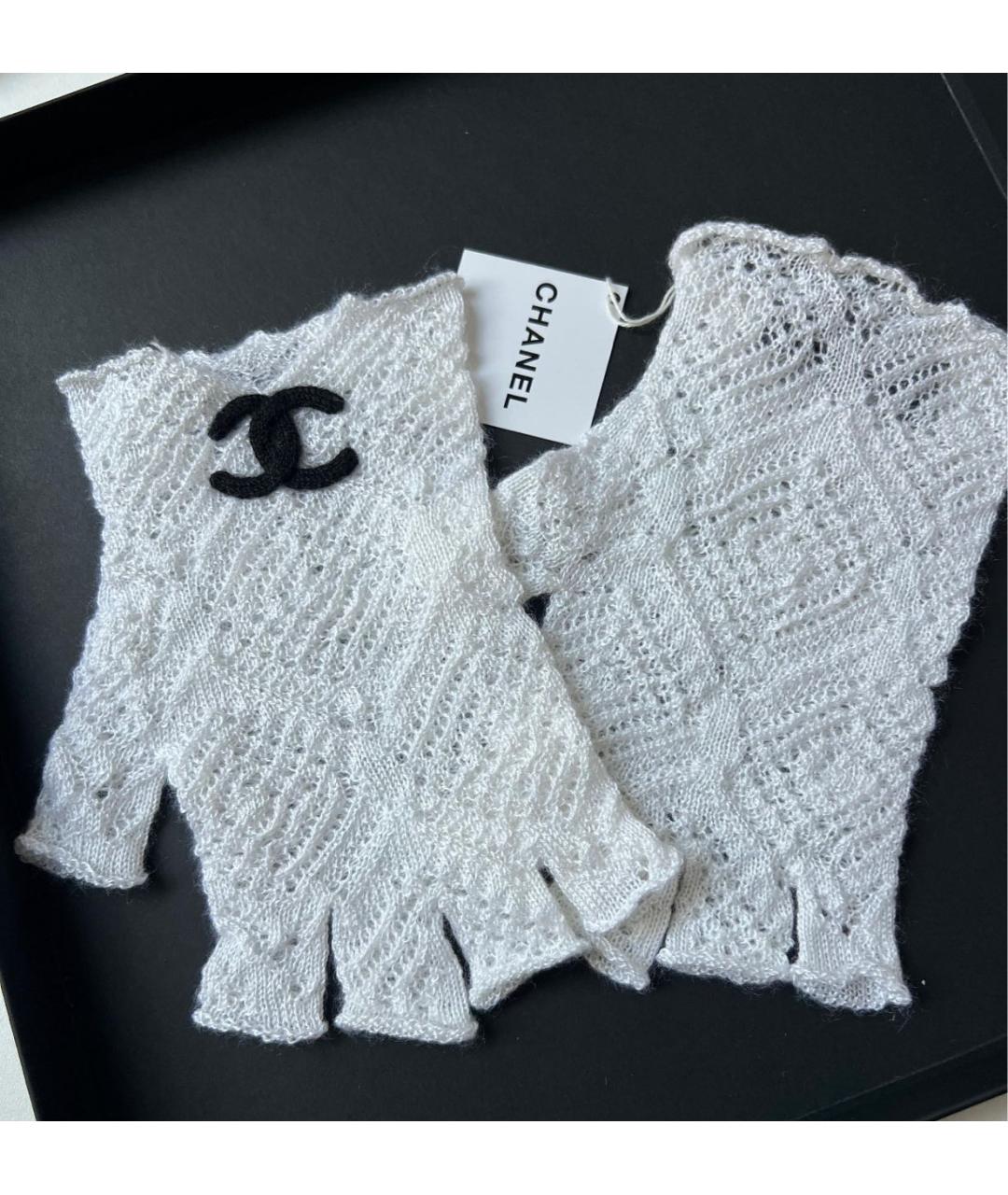 CHANEL Белые перчатки, фото 2