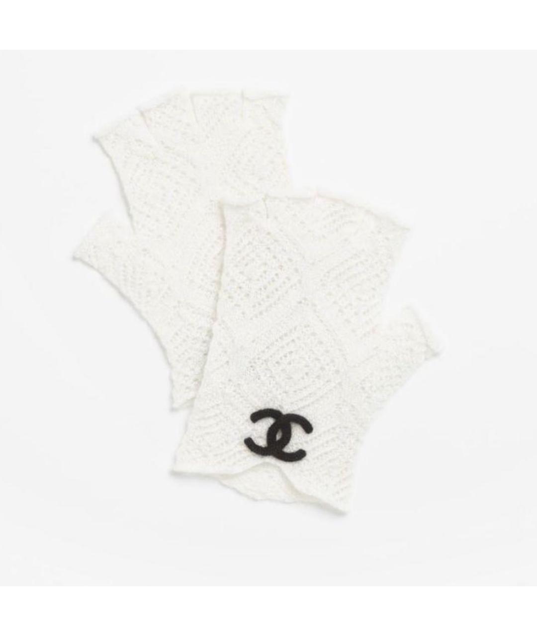 CHANEL Белые перчатки, фото 6