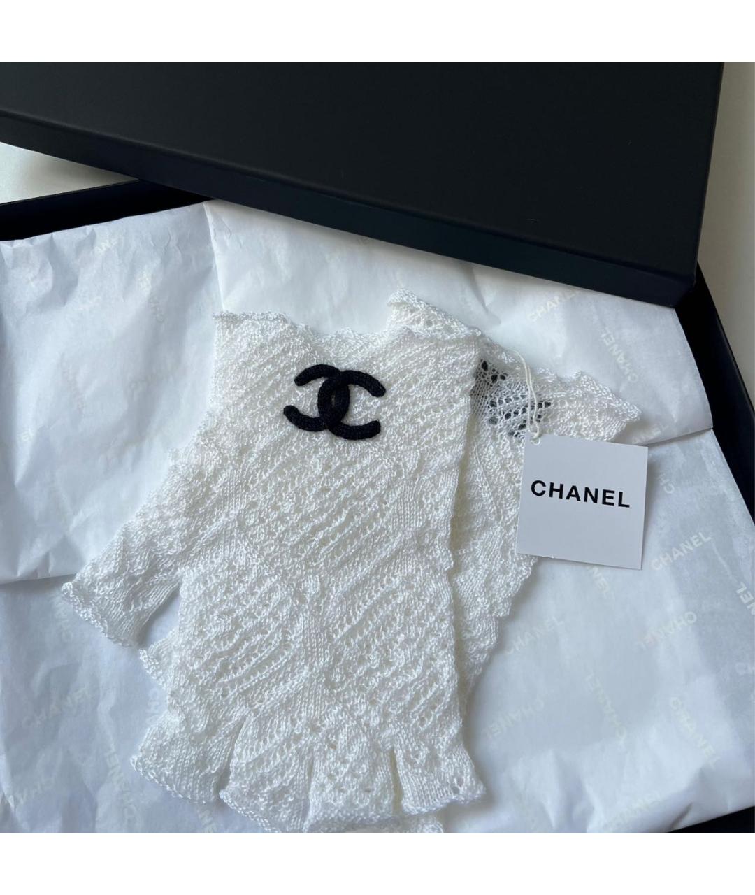 CHANEL Белые перчатки, фото 3