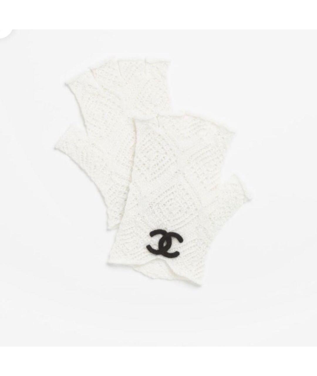 CHANEL Белые перчатки, фото 5