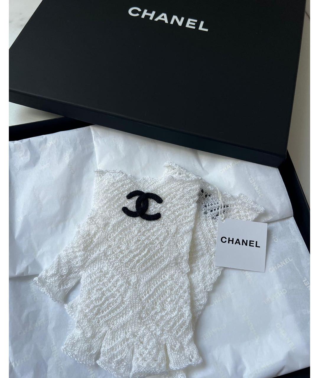 CHANEL Белые перчатки, фото 3