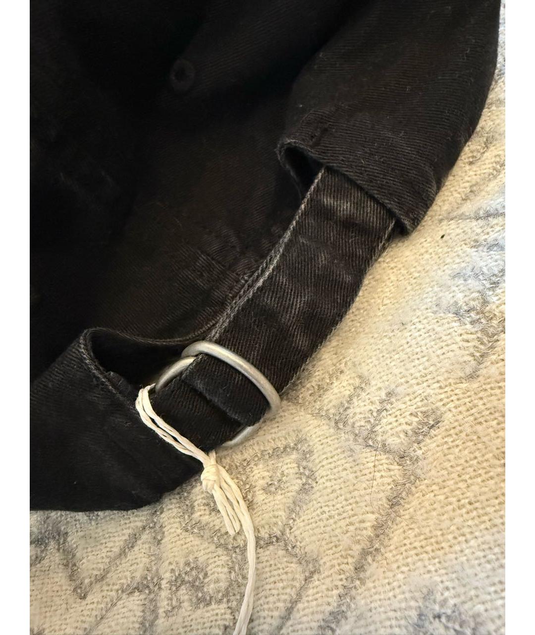 ACNE STUDIOS Черная хлопковая кепка, фото 7