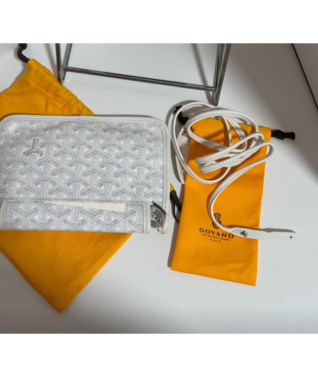 GOYARD Белая сумка на плечо, фото 6