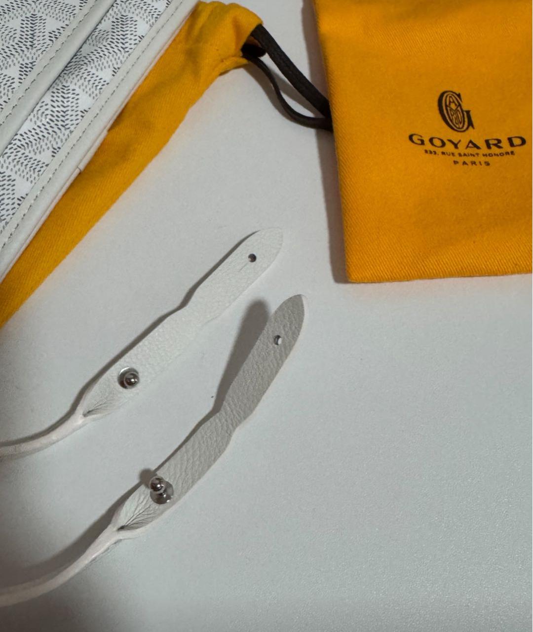 GOYARD Белая сумка на плечо, фото 4
