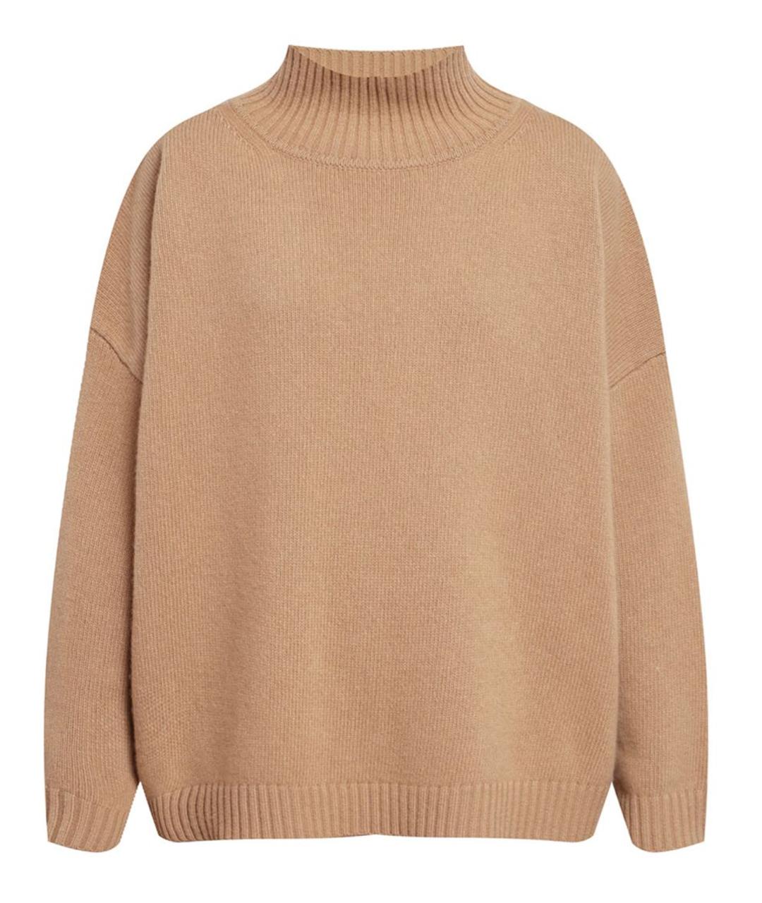 WEEKEND MAX MARA Бежевый шерстяной джемпер / свитер, фото 1