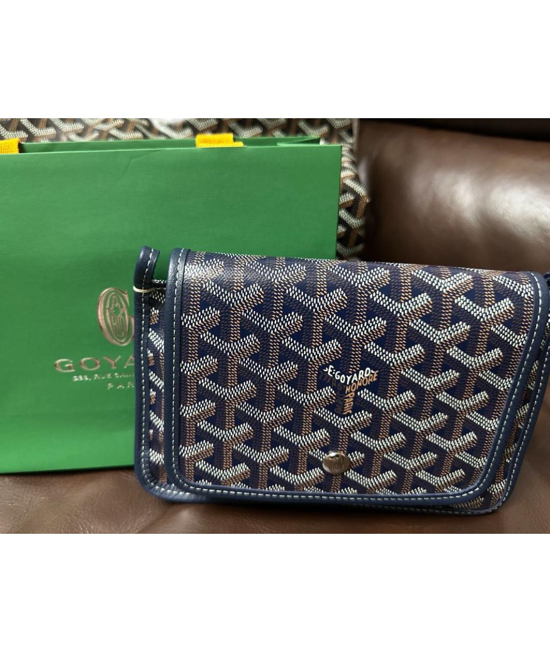 GOYARD Темно-синяя сумка на плечо, фото 3