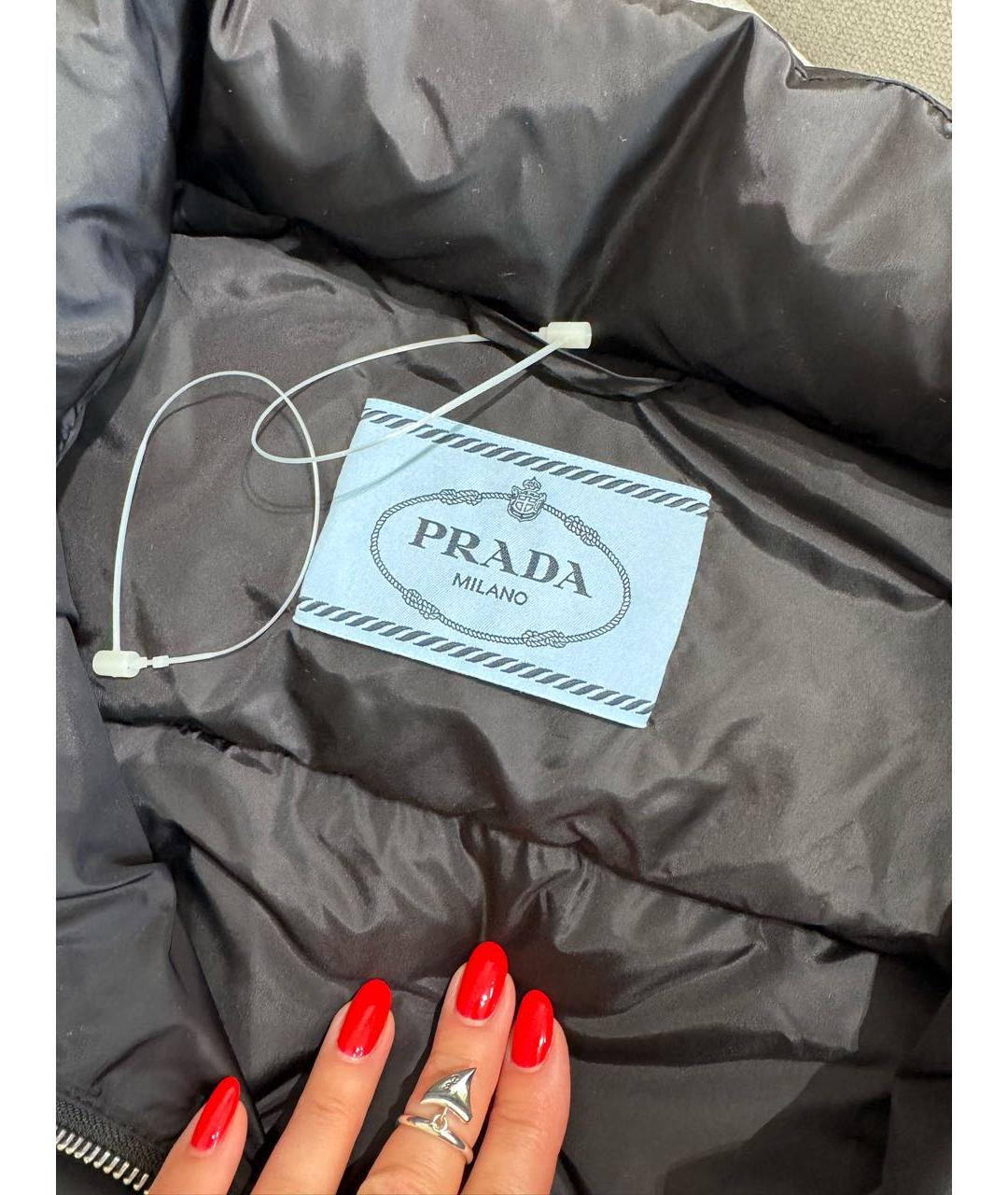 PRADA Черная куртка, фото 5