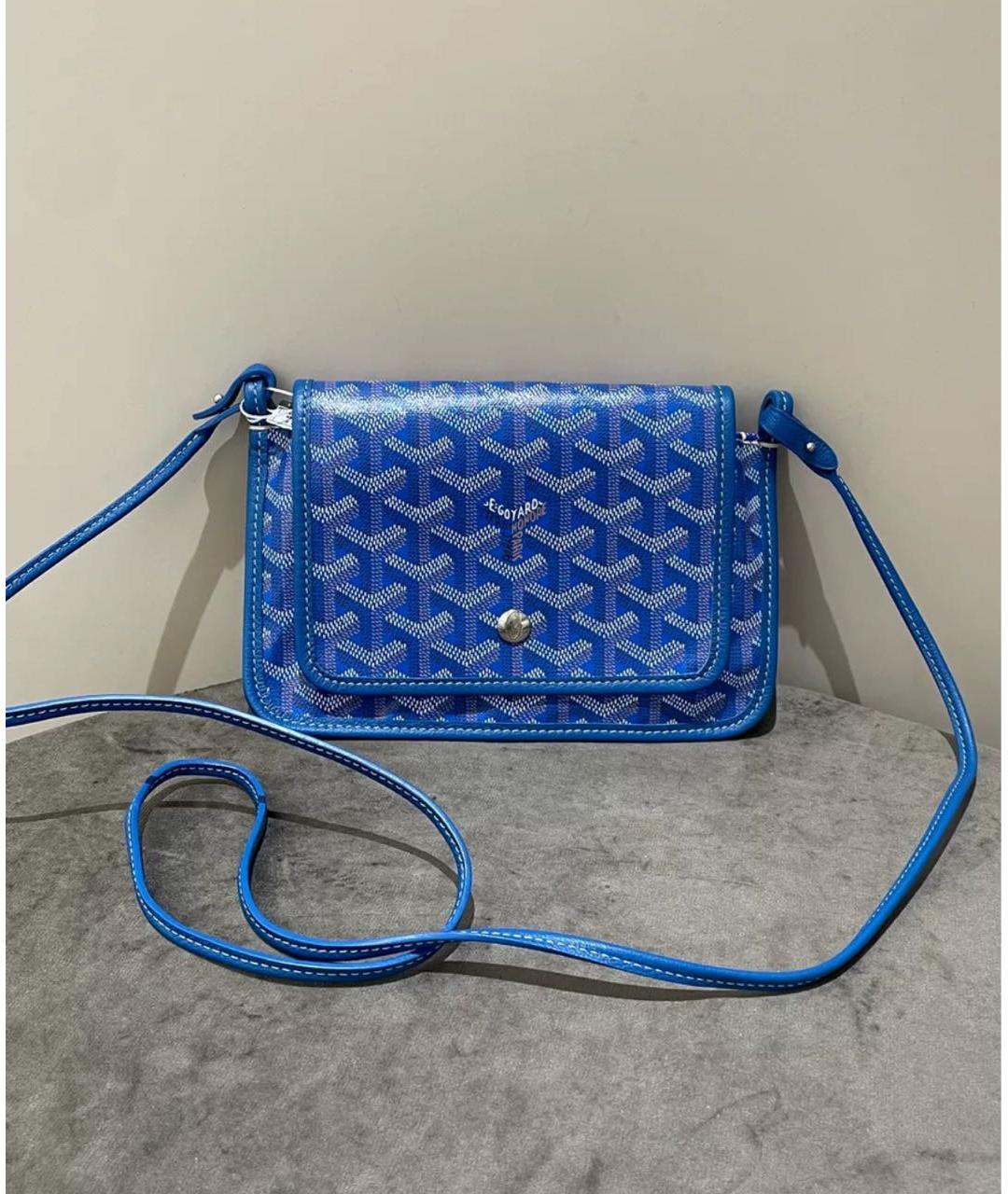 GOYARD Голубая сумка на плечо, фото 2