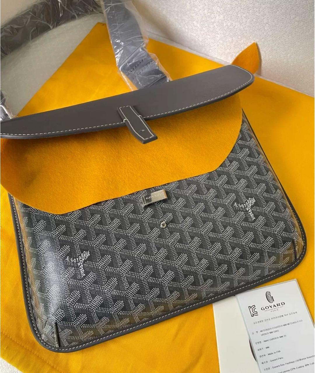 GOYARD Серая сумка на плечо, фото 3