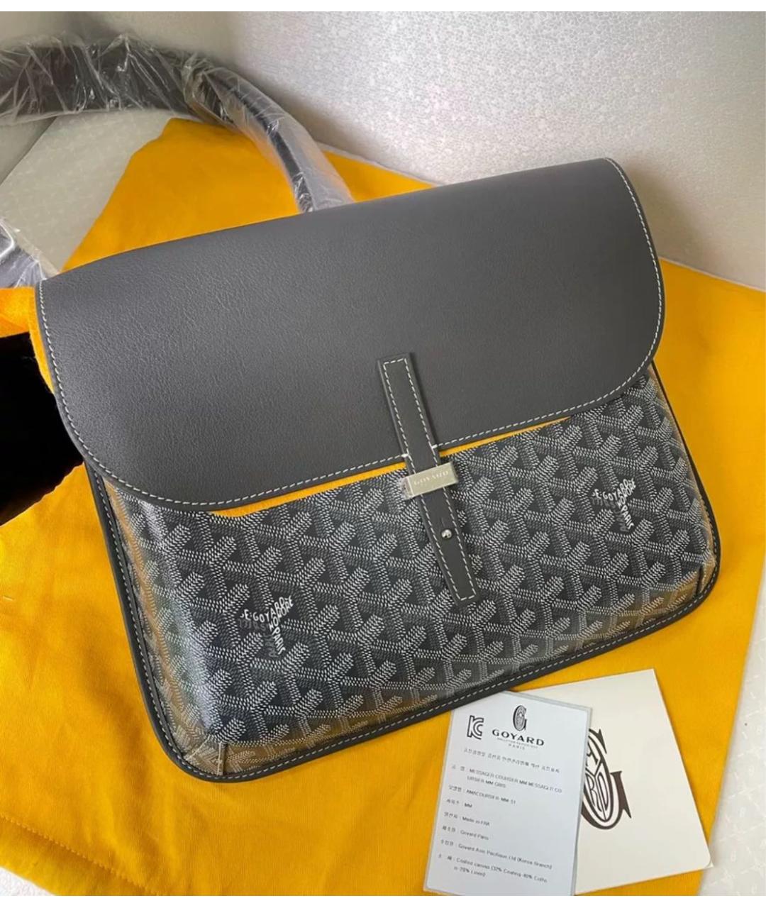 GOYARD Серая сумка на плечо, фото 2