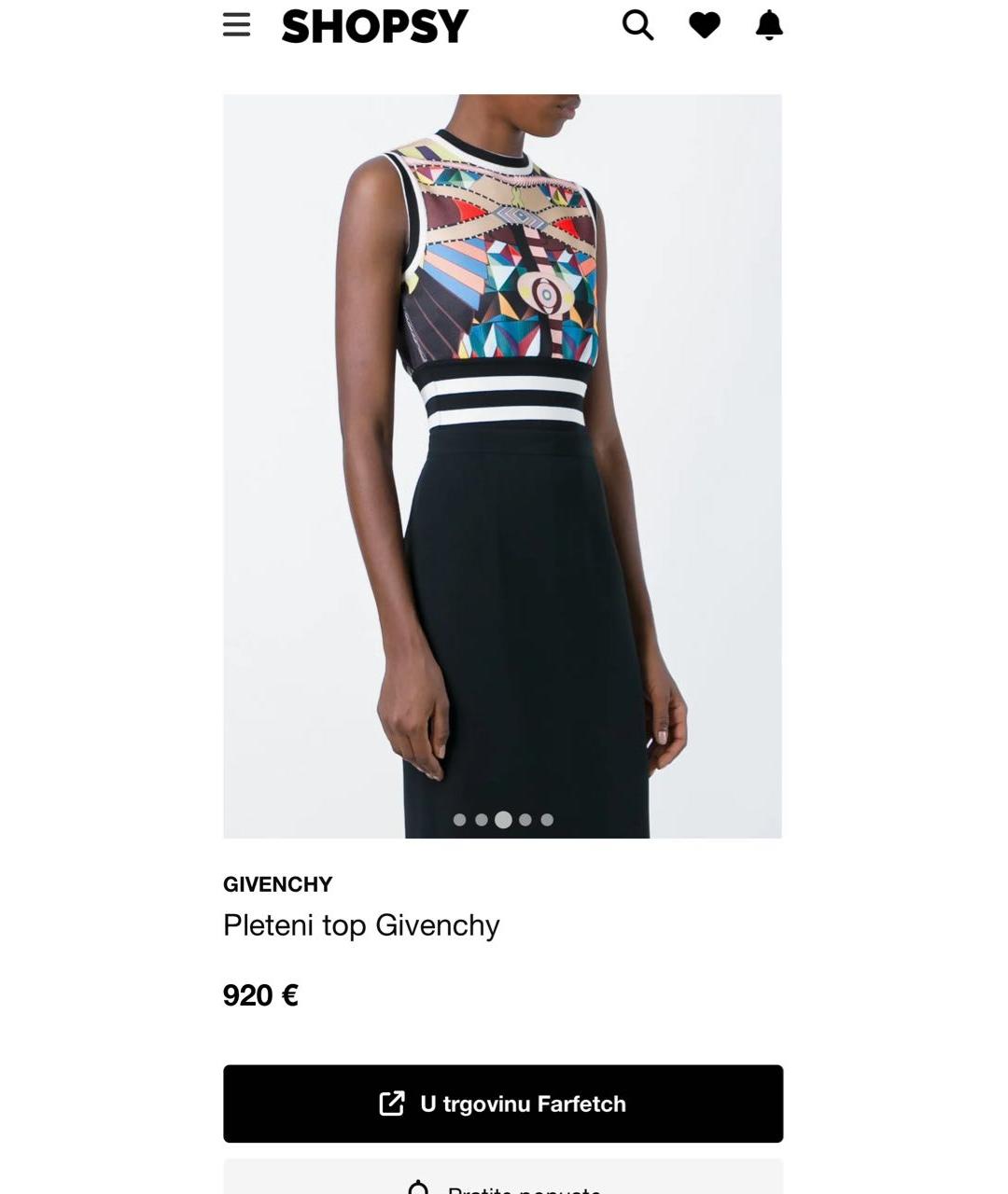 GIVENCHY Мульти шерстяная майка, фото 8