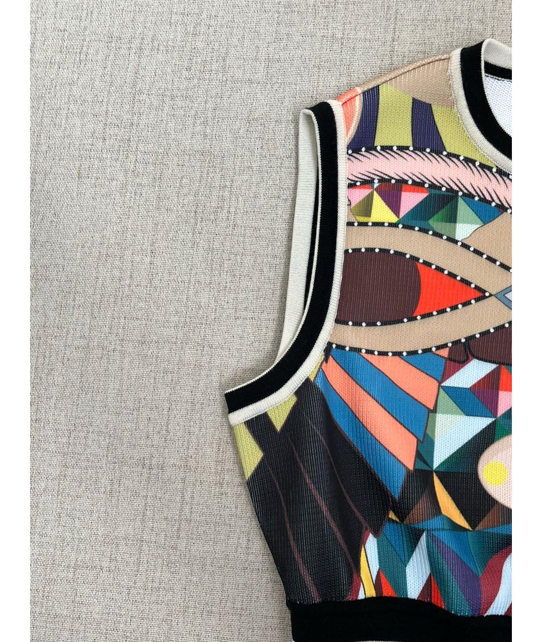 GIVENCHY Мульти шерстяная майка, фото 4