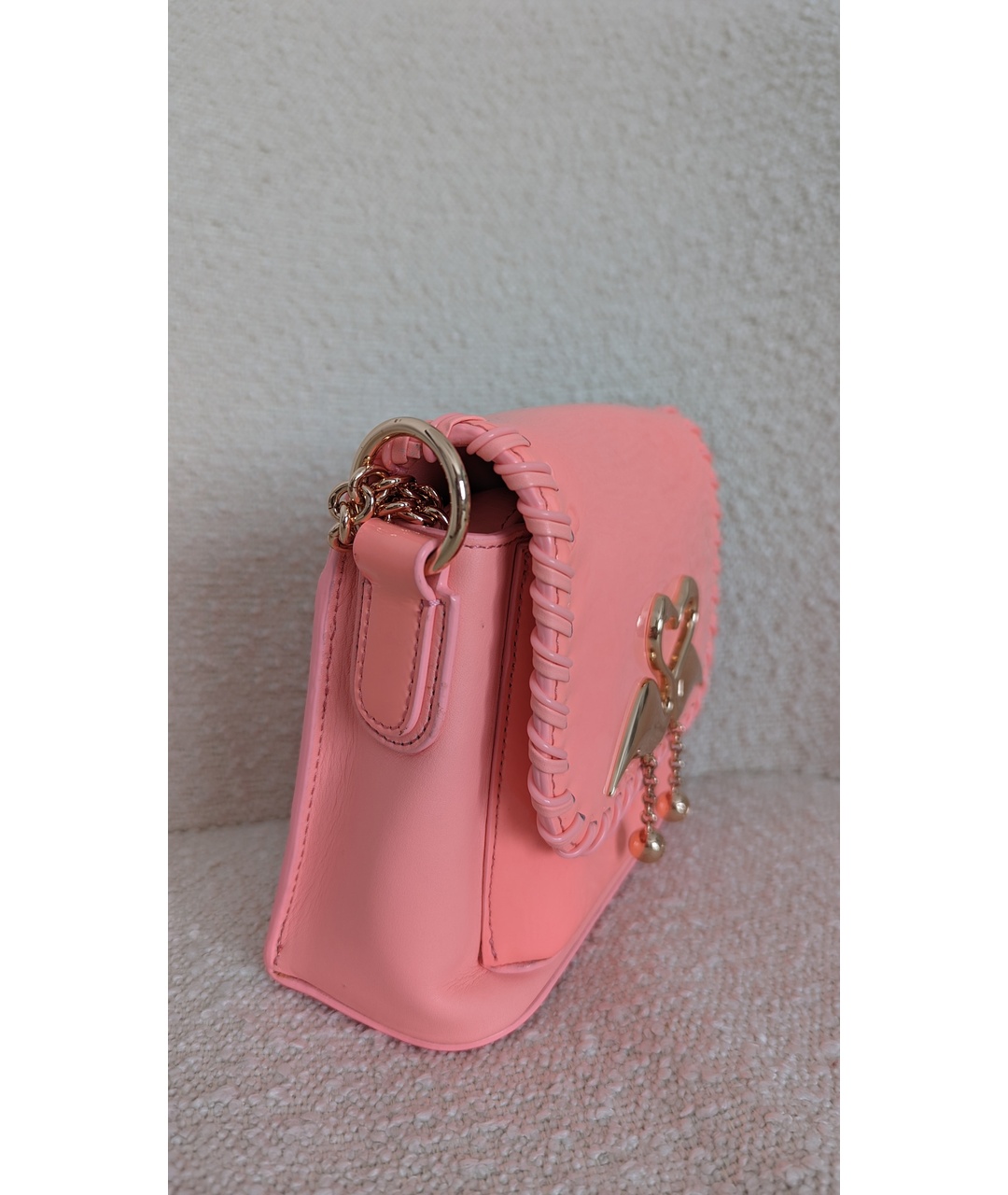 SOPHIA WEBSTER Розовая кожаная сумка тоут, фото 2