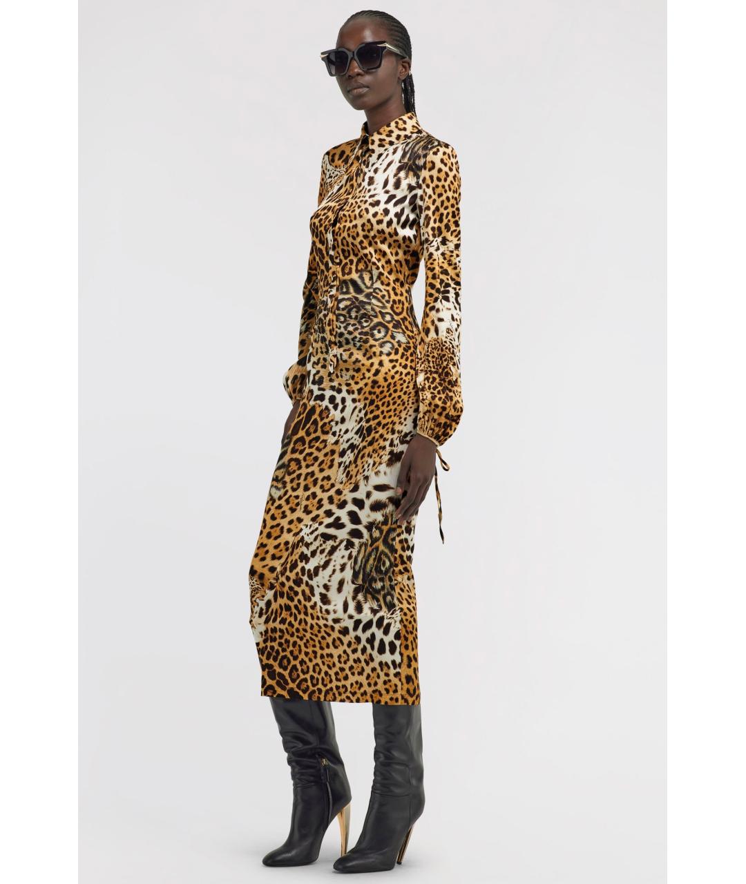 ROBERTO CAVALLI Мульти коктейльное платье, фото 4