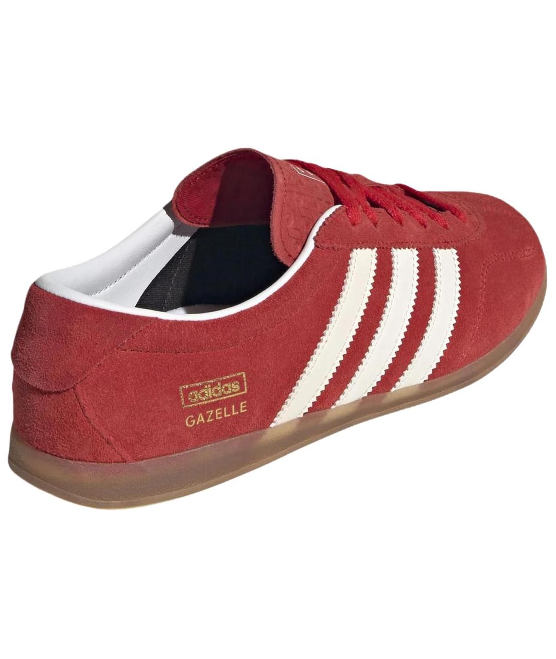 ADIDAS Красные замшевые кеды, фото 4