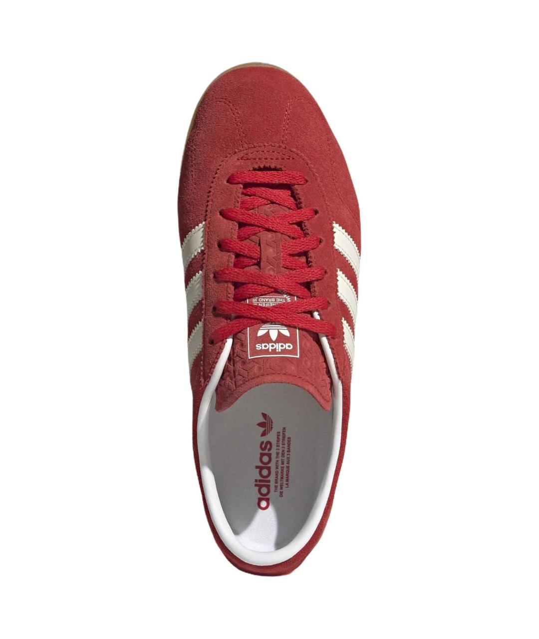 ADIDAS Красные замшевые кеды, фото 5