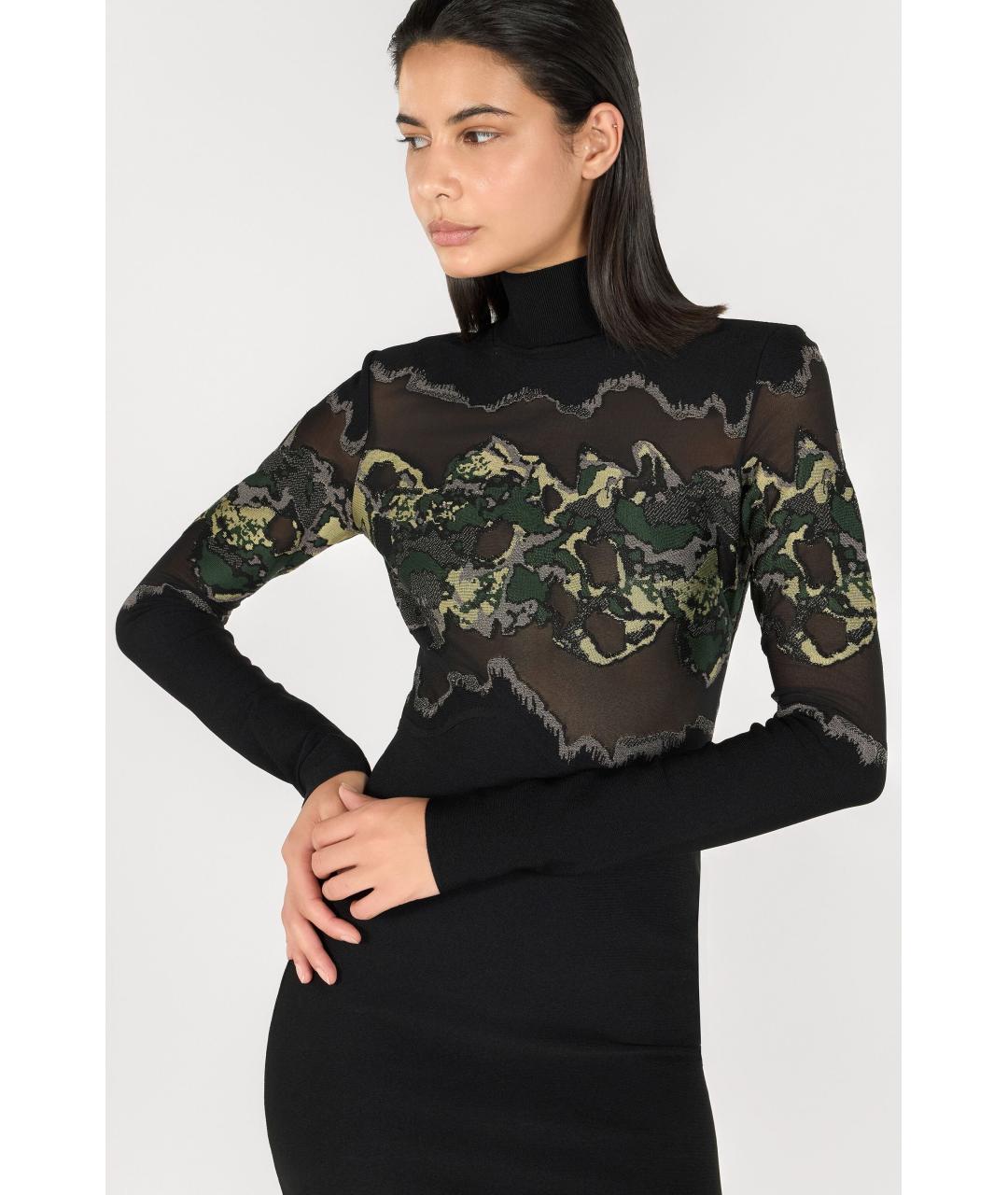 ROBERTO CAVALLI Черное коктейльное платье, фото 5