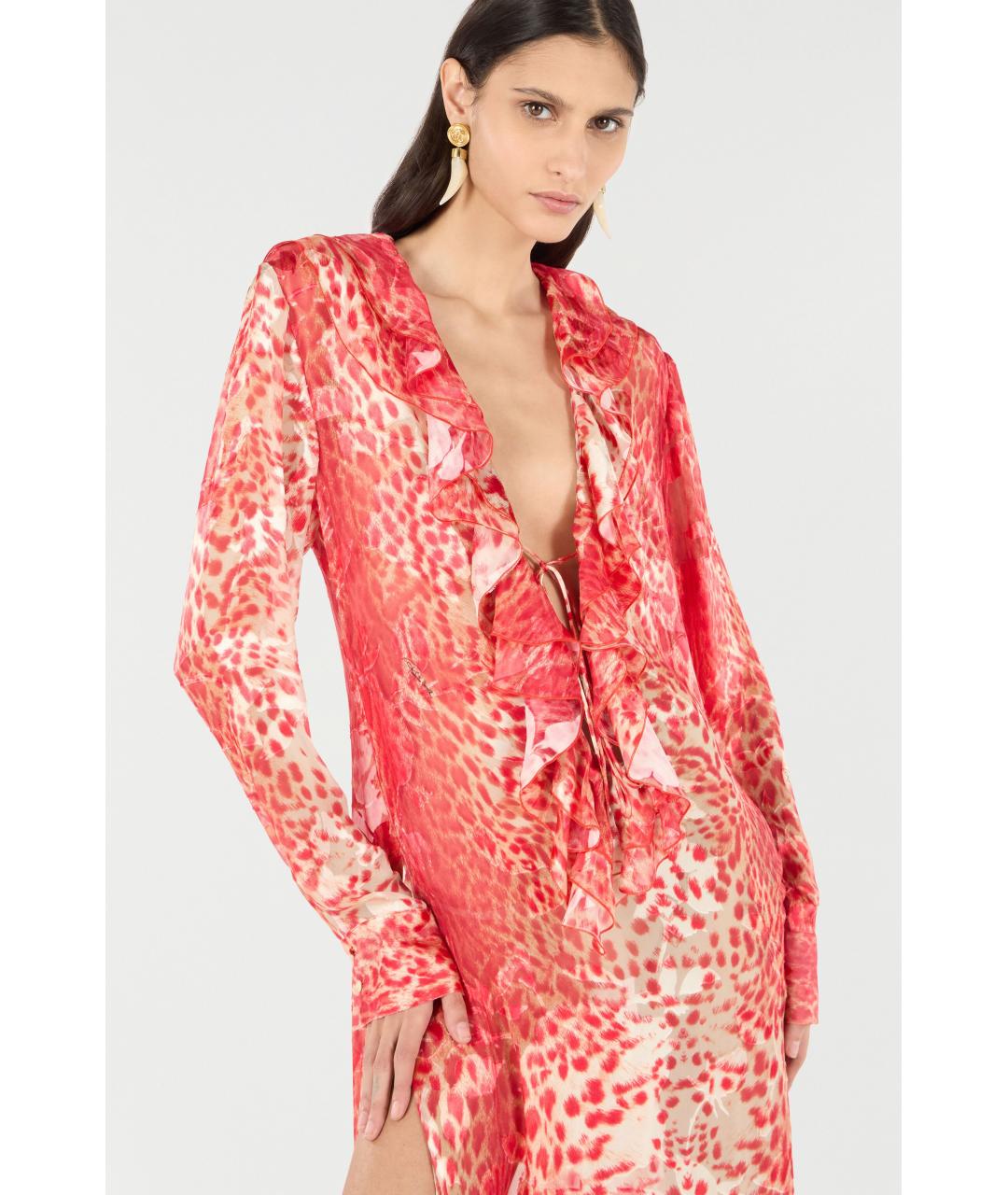 ROBERTO CAVALLI Мульти коктейльное платье, фото 5