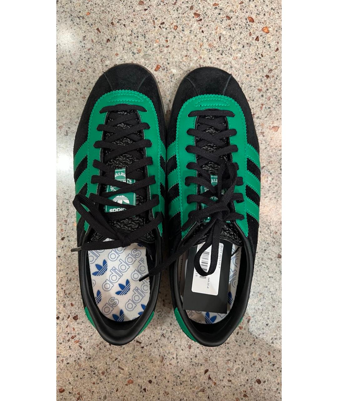 ADIDAS Черные замшевые низкие кроссовки / кеды, фото 3