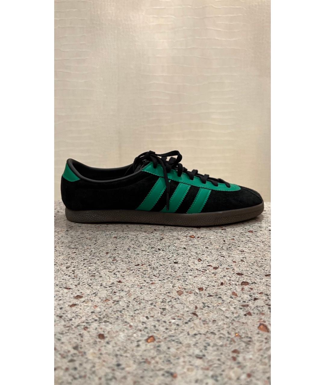 ADIDAS Черные замшевые низкие кроссовки / кеды, фото 9