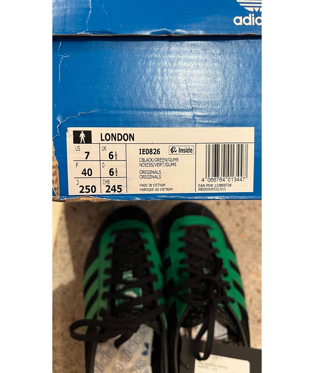 ADIDAS Черные замшевые низкие кроссовки / кеды, фото 8