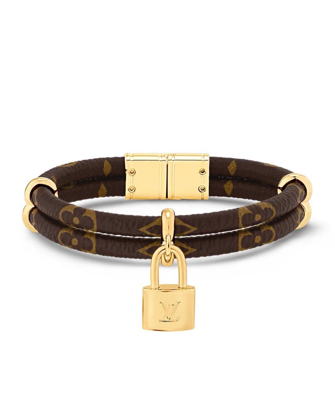 LOUIS VUITTON Коричневый браслет, фото 4