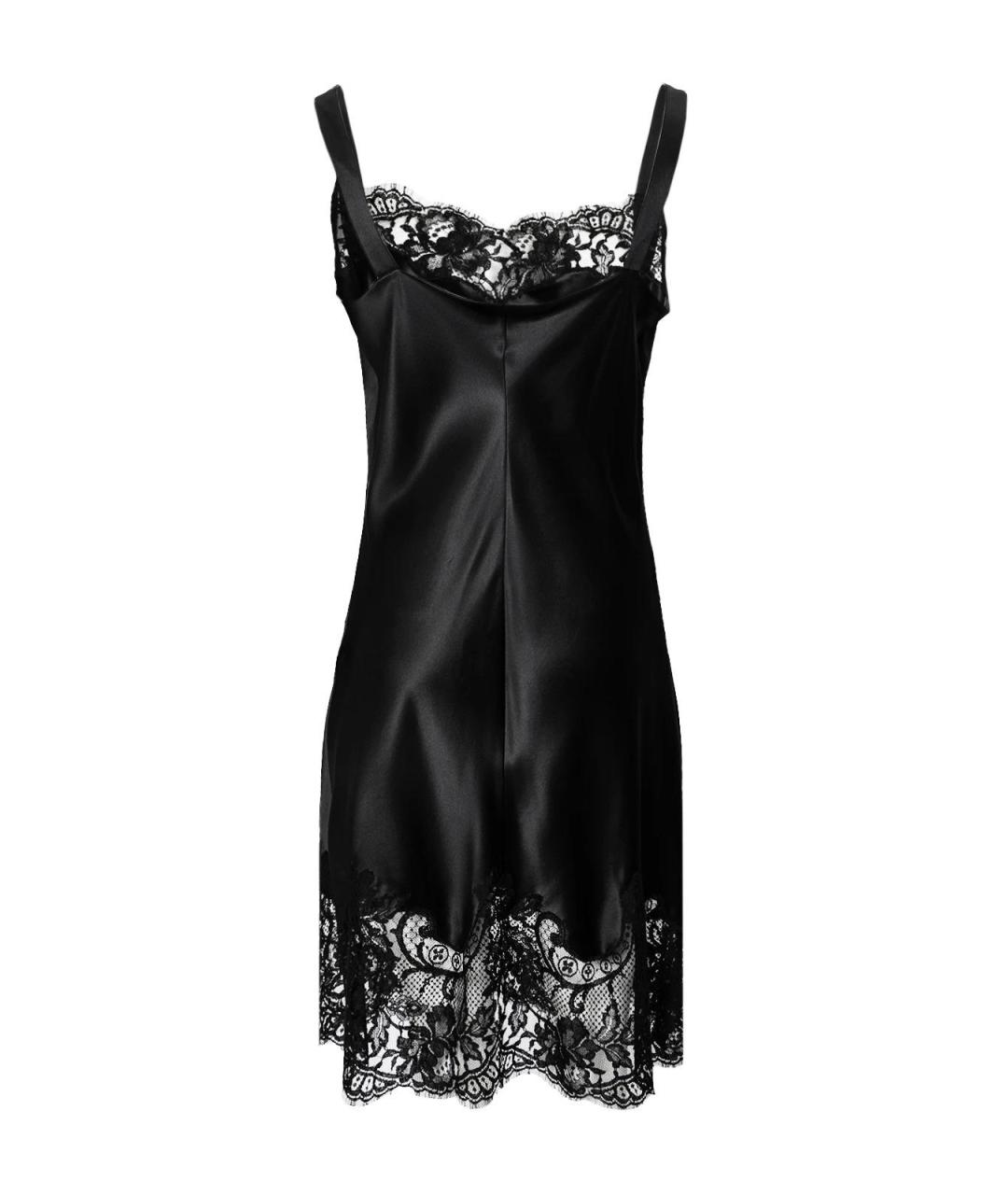 GIVENCHY Черное кружевное повседневное платье, фото 2