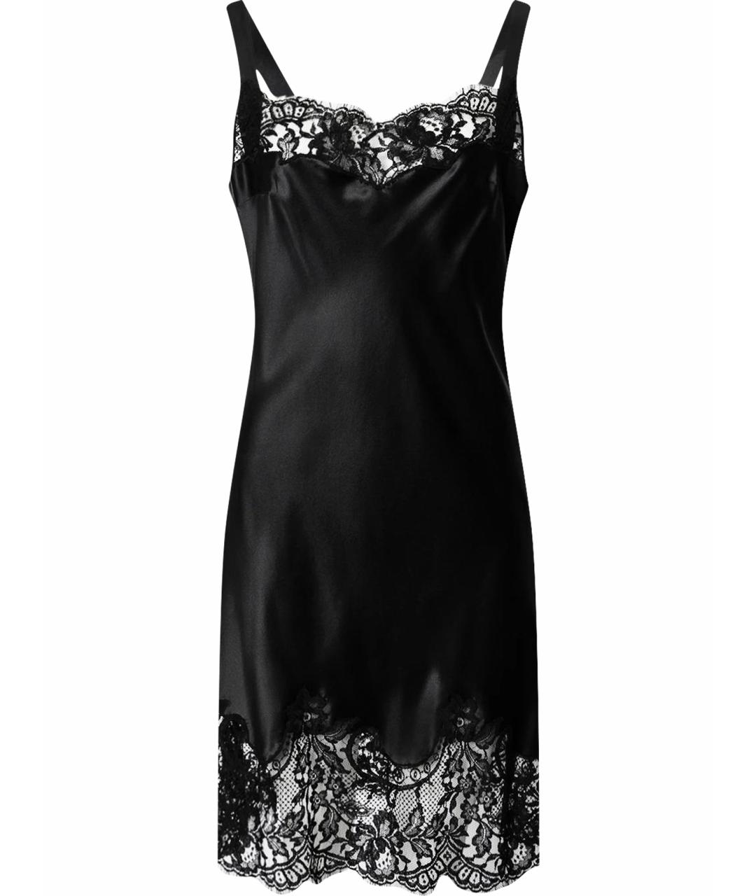 GIVENCHY Черное кружевное повседневное платье, фото 1