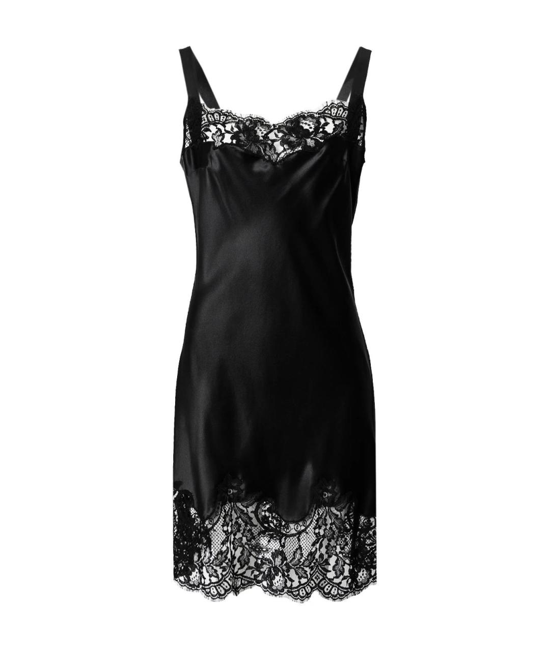GIVENCHY Черное кружевное повседневное платье, фото 4