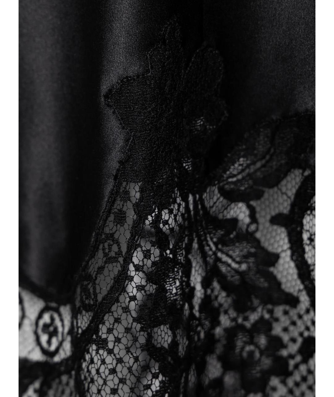 GIVENCHY Черное кружевное повседневное платье, фото 3