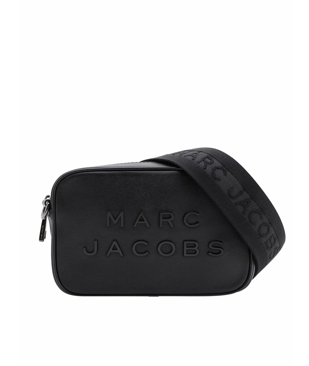 MARC JACOBS Черная кожаная сумка через плечо, фото 1