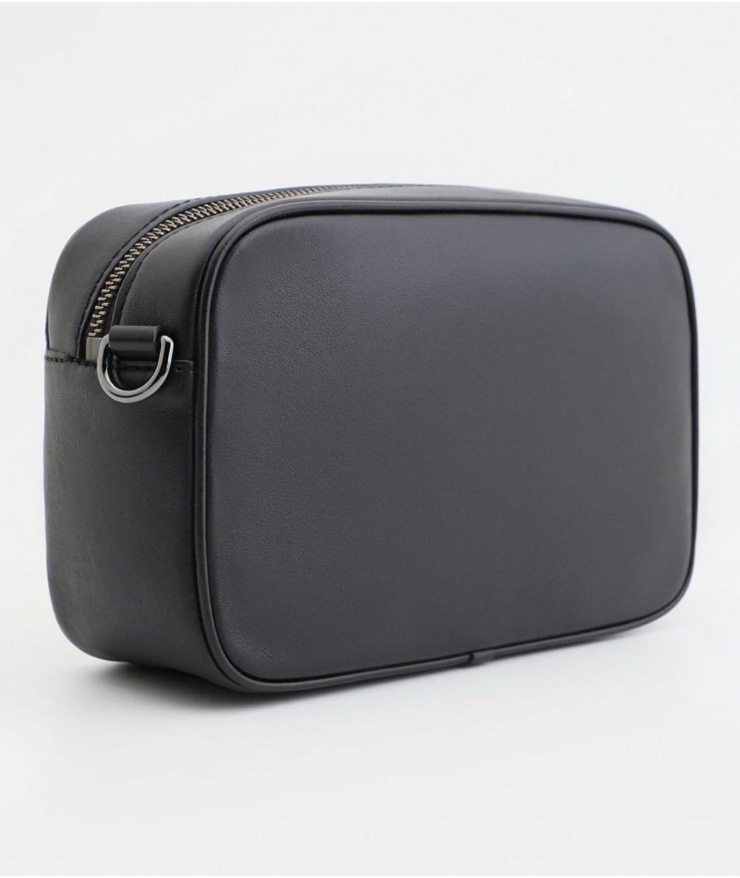 MARC JACOBS Черная кожаная сумка через плечо, фото 2