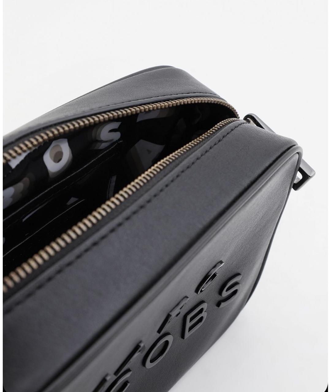 MARC JACOBS Черная кожаная сумка через плечо, фото 3