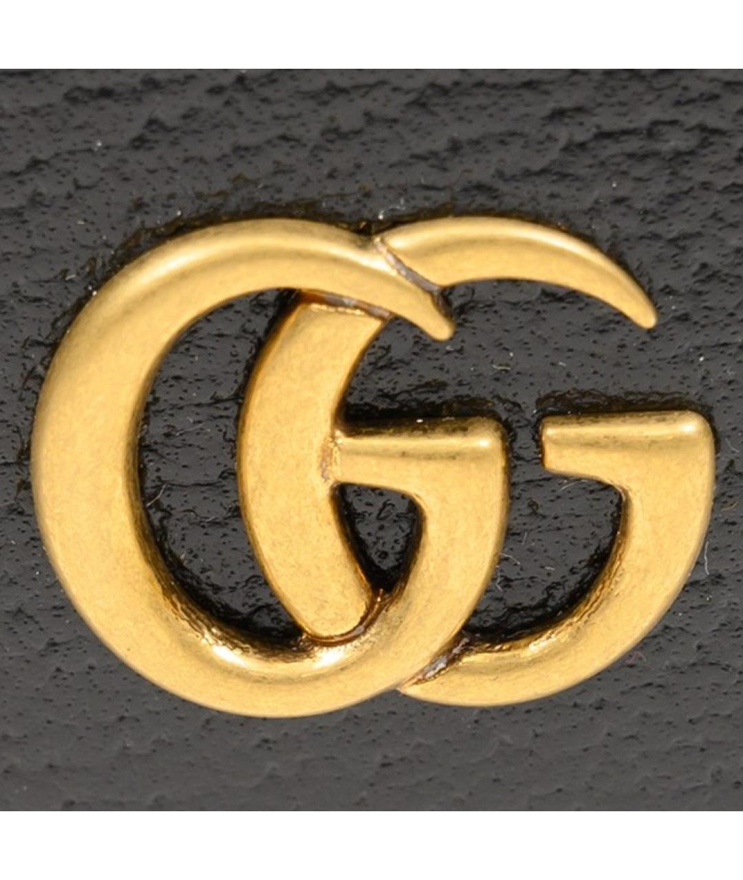 GUCCI Черный кожаный кошелек, фото 7