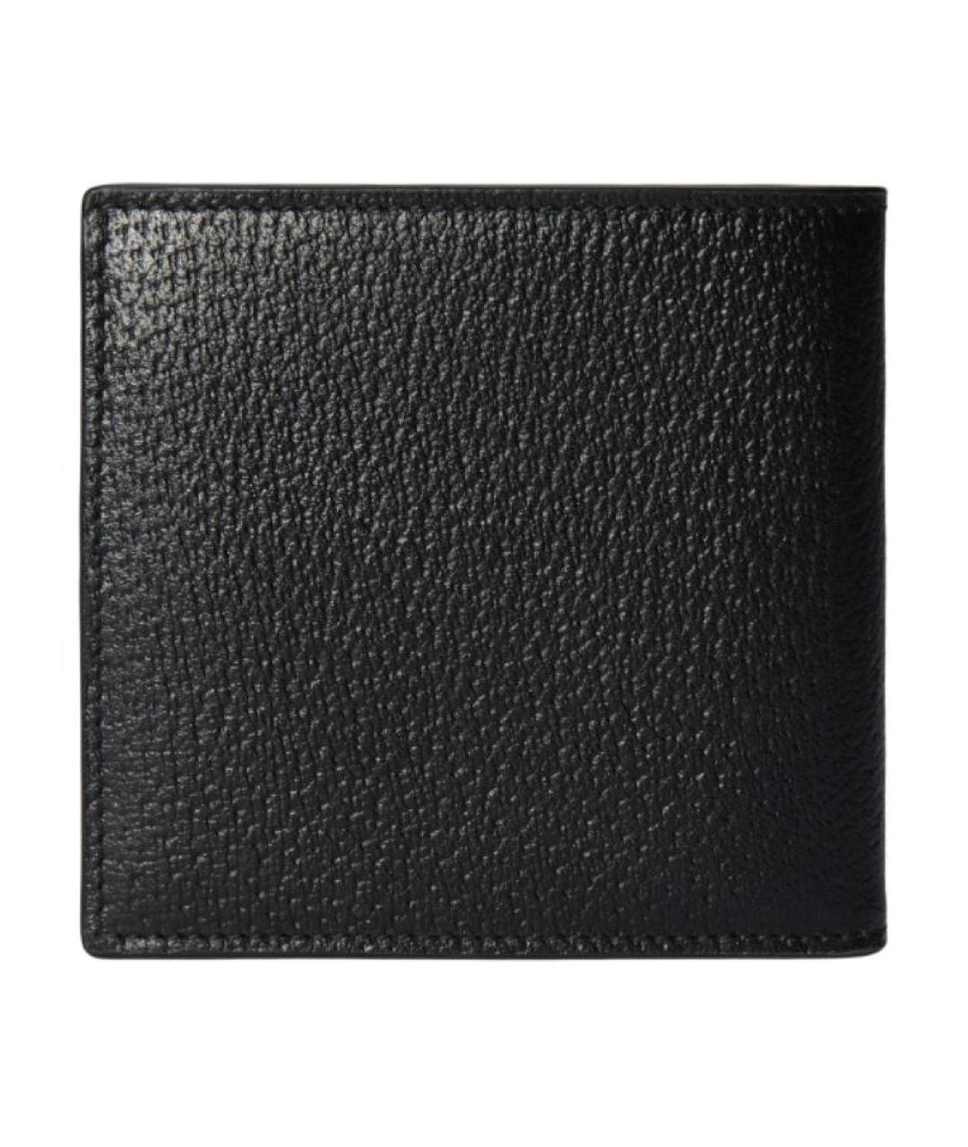 GUCCI Черный кожаный кошелек, фото 6