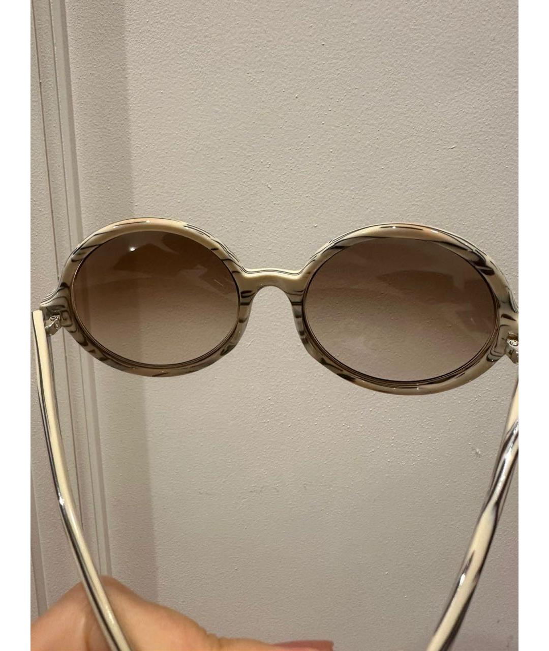 TOM FORD Бежевые солнцезащитные очки, фото 7