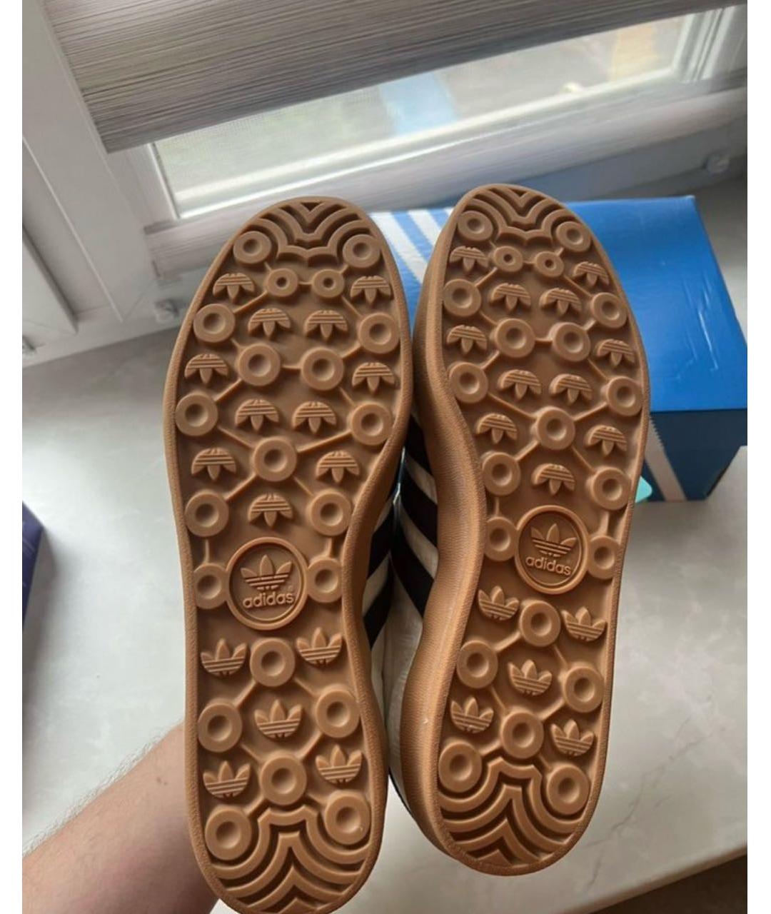 ADIDAS Бежевые текстильные низкие кроссовки / кеды, фото 8