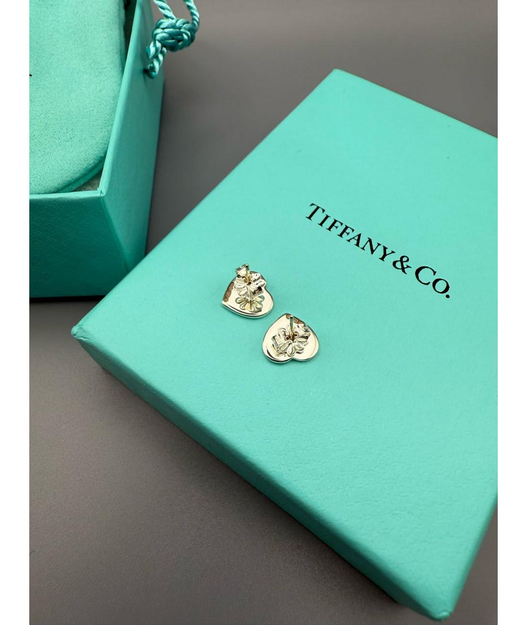 TIFFANY&CO Серебряные серебряные серьги, фото 6